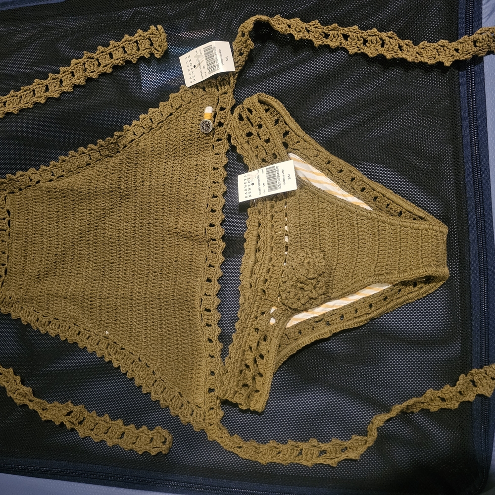 Olive Crochet Bikini Set